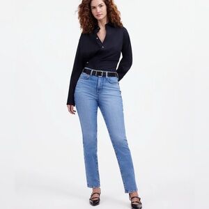 Madewell The Curvy Mid-Rise Perfect Vintage Berdelle Wash Jeans